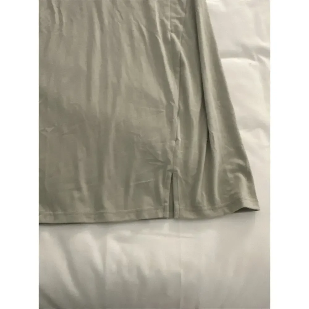 The Normal Brand Womens Polo Shirt Mini Dress Size S Green Blue Short Sleeve NEW - Picture 6 of 10